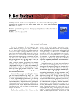 Anti-Fascism in East Germany - H-Net