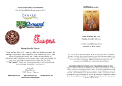 OMAG Presents - Oxnard Musical Youth Theater