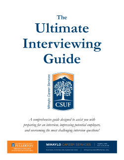 Interviewing Guide