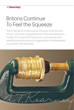 Britons Continue To Feel the Squeeze
