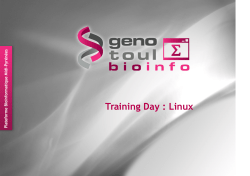Linux - GenoToul Bioinfo