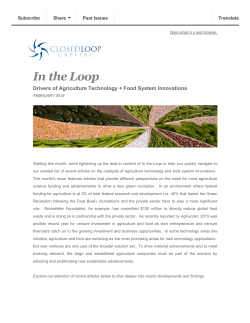 February 2016 - Closed Loop Capital