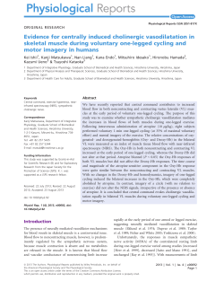 Evidence for centrally induced cholinergic vasodilatation in skeletal