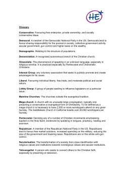 Favouring free enterprise, private ownership, and socially