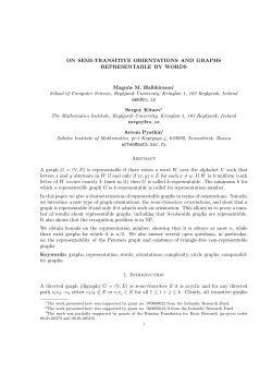 ON SEMI-TRANSITIVE ORIENTATIONS AND