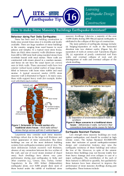 How to make Stone Masonry Buildings Earthquake