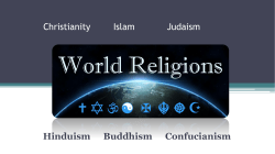 Christianity Islam Judaism