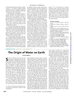 The Origin of Water on Earth
