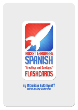 Saludos y Despedidas