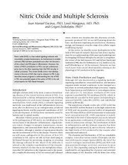 Nitric Oxide and Multiple Sclerosis - Direct-MS