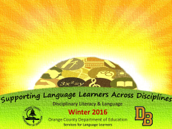 Diamond Bar HS DLit Lang Participant PPT