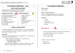 I`m lactose intolerant&hellip;