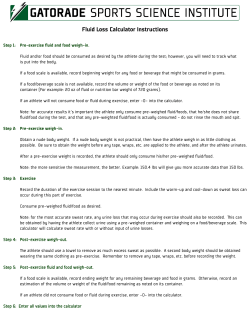 Fluid Loss Calculator Instructions - GSSI