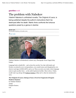 The problem with Nabokov
