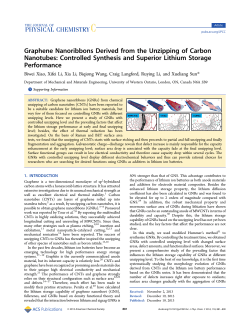 Graphene Nanoribbons Derived from the Unzipping of Carbon