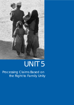 UNIT 5 - UNHCR