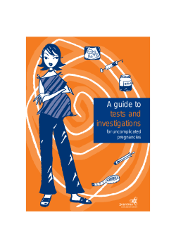 A guide to tests and investigations