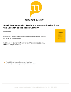 North Sea Networks - Daniel Melleno, PhD