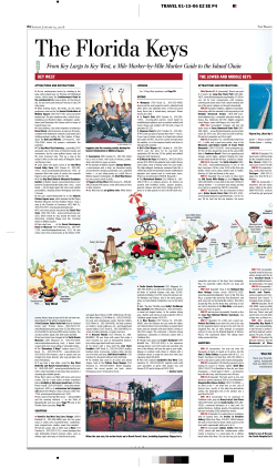 From Key Largo to Key West, a Mile Marker-by