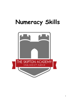 BEST Numeracy Booklet