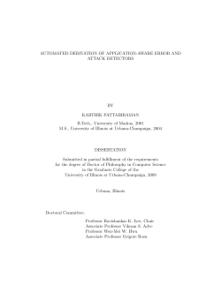 Automated Derivation of Application-Aware Error Detectors