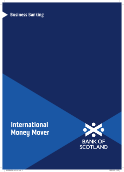 International Money Mover - Bank of Scotland Business
