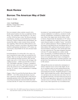 Book Review Borrow: The American Way of Debt