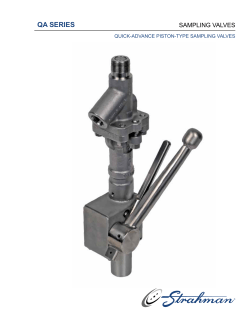 qa series - Strahman Valves