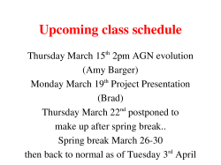 Lecture 17, The effects of environment