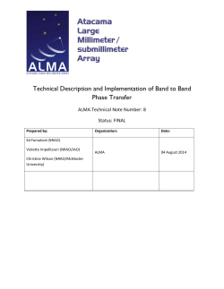 Technical Description and Implementation of Band to Band Phase