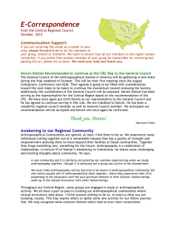 October 2012 - Anthroposophical Society in America