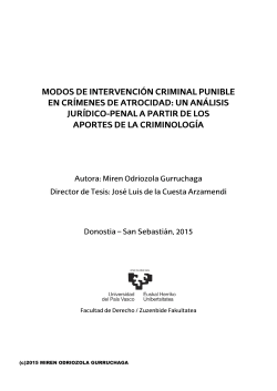 modos de intervenci&oacute;n criminal punible en cr&iacute;menes de