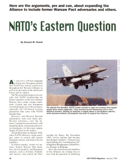 NATO`s Eastern Question