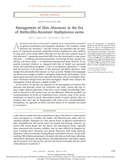Management of Skin Abscesses in the Era of Methicillin