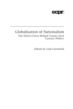 Globalisation of Nationalism