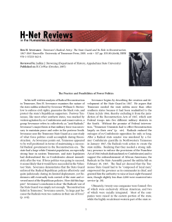 The Practice and Possibilities of Power Politics - H-Net