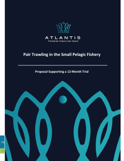 pair trawling application - The Australian Fisheries Management
