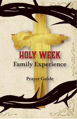 Holy Week Prayer Guide Final