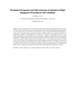 Mechanical Properties and Microstructure Evaluation of High