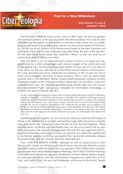 Paul for a New Millennium