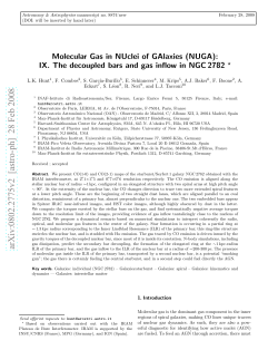Molecular Gas in NUclei of GAlaxies (NUGA): IX. The decoupled