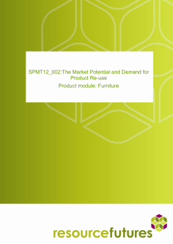 SPMT12_002:The Market Potential and Demand for Product Re