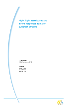 Night flight restrictions and airline responses at major