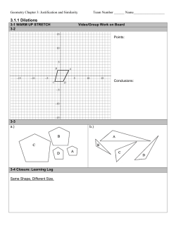 3.1.1 Dilations - Kenston Local Schools
