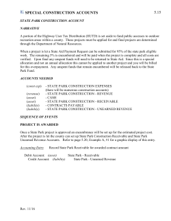 State Park Construction Account