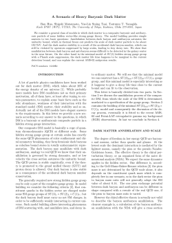 A Scenario of Heavy Baryonic Dark Matter