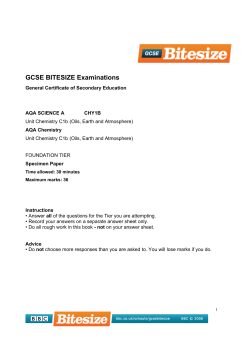 GCSE BITESIZE Examinations