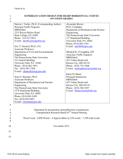 superelevation design for sharp horizontal curves on steep grades