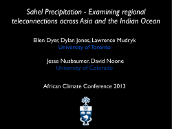 Examining regional teleconnections across Asia and the Indian Ocean