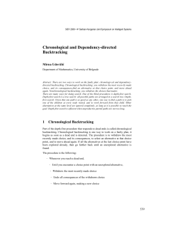 Chronological and Dependency